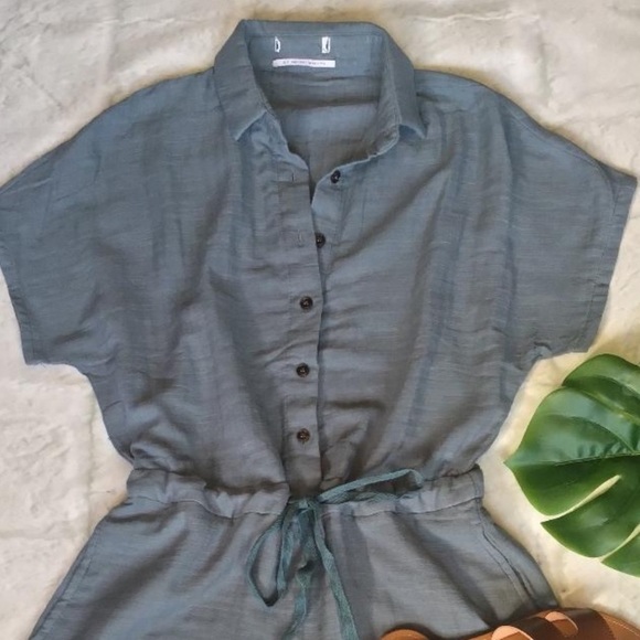 ❤️Sold❤️Urban Outfitters Blue Romper 🌼 - Picture 3 of 6